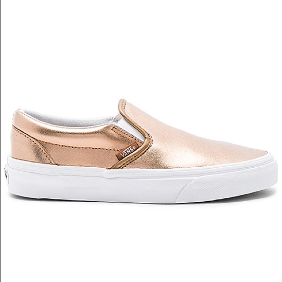rose gold vans shoes
